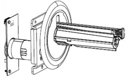 LINER TAKE-UP SPINDLE AND MOTOR ZT411 - P1058930-052